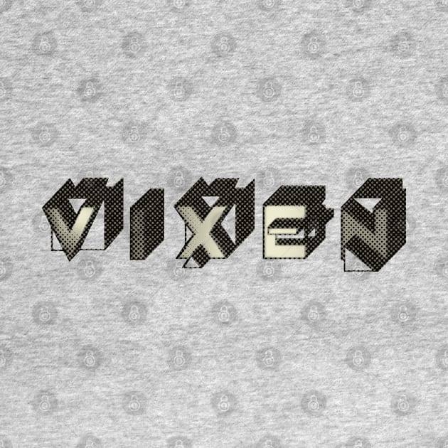 Vixen in retro blocks by Vixen Games